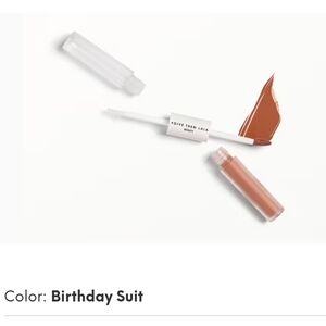 Lala Double Ended Lip Duo color Birthday Suit NIB